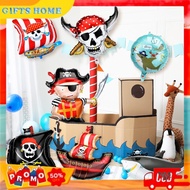 Jumbo Pirate Character Foil Balloons Pirates Ship/s Pirate Ship/s Birthday Decoration Balloons