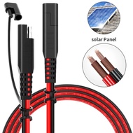 16AWG Quick Connect Charging Extension Cord for Solar Panel 12-36V Dual SAE Head Adapter Cable Autom