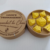Board Game Accessories Cheese Dice Portable Cheese 3D Dice d4-d20 TRPG DND COC TOC
