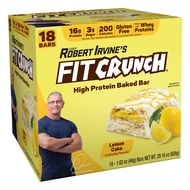 FITCRUNCH Snack Size Protein Bars, Designed by Robert Irvine, World’s Only 6-Layer Baked Bar, 3g of 