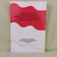 Buku Profil Penerima Tanda Kehormatan Bintang Budaya Paramadharma Dalam Rangkaian Acara Peringatan H