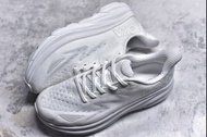 HOKA CLIFTON 9 WIDE White shoes
