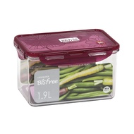 LocknLock Official Bisfree Food Container 1.9L Rect Red (LBF-818)