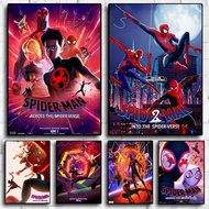 Spider Man: Across The Spider Verse Disney 2023 New Movie Canvas Print Posters For Room Living Wall Art Home Decor Pictures