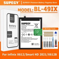 SUPEGY 2026 Years 100% New High Quality BL-49IX Battery For infinix X612/Smart HD 2021/X612B mobile 
