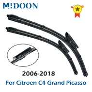 Mute Wiper Blades for Citroen C4 Grand Picasso Model Year From 2006 to 2018 30+30inch（not 32+30inch）