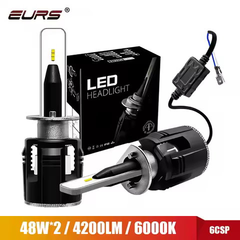 EUR 360 Side Csp Canbus 4300K/6000K H7 LED H4 H1 H11 H3 Hb3 Hb4 Led Bulbs Auto Headlights 12V 4200 L