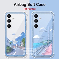 For Samsung M56 Crystal Case For Galaxy F56 A06 M16 A15 A16 A26 A56 HD Painted AirBag Protect Matte 