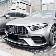 For Mercedes Benz A Class W177 Pre Facelift A45 A45S AMG 2019--2023 Accessories Front Bumper Lip Spo