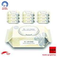 Oldam 올담 Premium Embossing Baby Wipes (10 Packs) | Oldam Korea Baby Wipes (70 sheets x 10 packs)| Jeju Baby Wipes | Kore