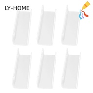 LIAOYING 6pcs Acrylic Record Shelf, Space Saving  Wall Mounted Record Holder, Music Collection Float