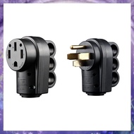 [P K A M] RV Receptacle Replacement Power Plug 50AMP 14-50R 125V/250V, Heavy Duty, Travel Trailer, R