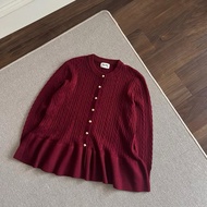 LUI CARDIGAN RED CHERRY