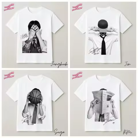 FAST SHIP - Arirang BTS Members Graphic 2026 Retro BTS Merch T-shirt 2026 Summer Men Women T-shirt C