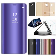 เคสแม่เหล็กติดโทรศัพท์แบบฝาพับสำหรับ Samsung Galaxy Note 8 N950F DS Note8เคสกระจกสมาร์ทปก Etui สำหรับซัมซุงโน้ต8