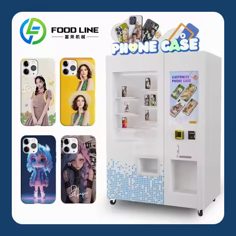 Manufacture Automatic Cell Phone Case Uv Printing Machine Silicone Phone Case Vending Machine for Al