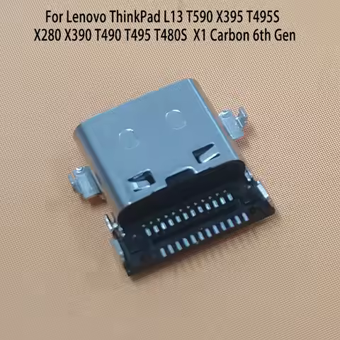 1/5pcs Type c Female USB Socket Connector For Lenovo ThinkPad L13 T590 X395 T495S X280 X390 T490 T49