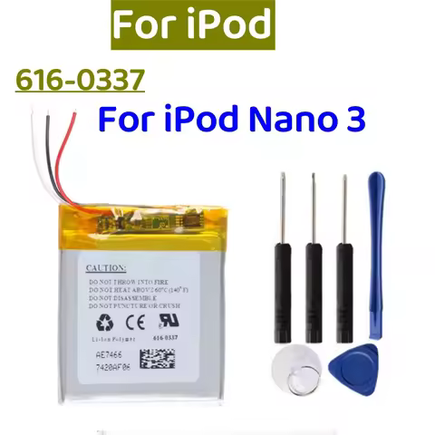 616-0337 Replacement Battery For Apple iPod Nano 3 3G 3rd 3Gen Generation 3TH MP3 A1236 Nano3 Batter