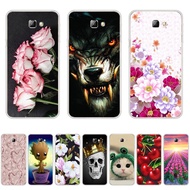 A8-Flowers theme soft CPU Silicone Printing Anti-fall Back CoverIphone For Samsung Galaxy j4 core 2018/j5 prime/j7 prime/j7 prime2/j7 prime 2018