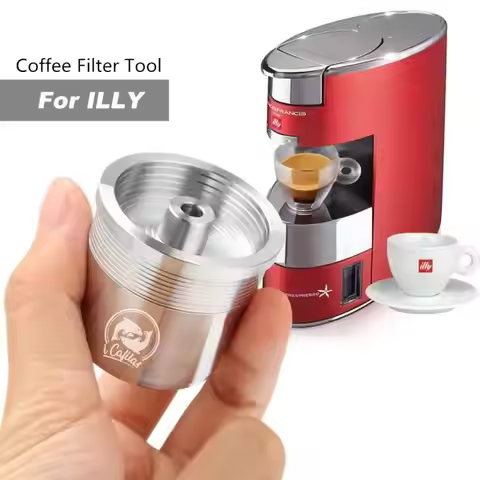 Reusable Coffee Capsule Refillable Pods for Illy Machine X7.1,X8,X9, IllY3, IllY1.1, IllY5