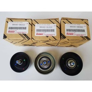 Front Engine Belt Tensioner Pulley + Nuts TOYOTA VIGO Fortuner 1KD 2KD OEM (3 Pieces Set) Per Set