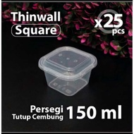 Thinwall dm 150 square thinwall/ 150 squareML contents 25