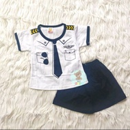 Girls' pilot skirt suit