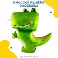 Jumbo 3D Dinosaur Foil Balloon Jumbo Dinosaur Balloon 3D Dinosaur Balloon_PeSTa Partysupplies