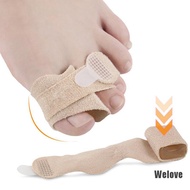 [welove] Toe Finger Straightener Hammer Toe Corrector Bandage Toe Separator Splint Wrap