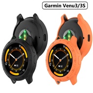 Garmin Venu3 Venu3S High Quality Silicone Soft TPU Hollow Out Watch Case For Garmin Venu 3 3s Anti Scratch Anti-Fingerprints Watch Shell Frame Bumper Screen Protector