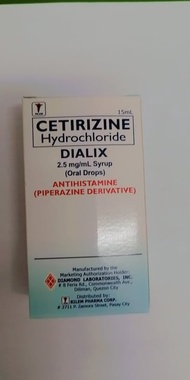 YMC-CETIRIZINE  (DIALIX )DROPS 15ML 2.5MG/ML