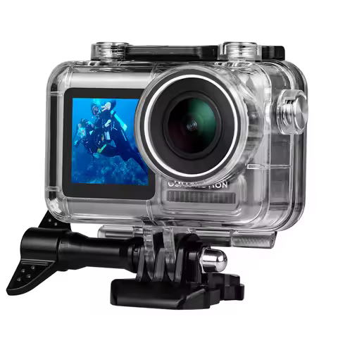 Underwater Waterproof Case for DJI Osmo Action 1 Camera Diving Protective Housing Shell for DJI Osmo