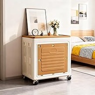 GarveeHome Foldable Storage Box, Folding Box, Large, 48 x 36 x 56 cm, 95 L Storage Boxes with Lid &