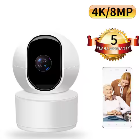 N_eye 8MP 4K IP Camera AI Humanoid Detecion Security camera Surveillance Wifi Camera Baby Monitor wi