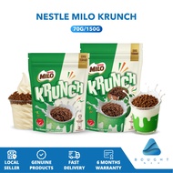 Nestle Milo Krunch 70g/150g – Chocolate Breakfast Cereal, Crunchy, Nutritious, Energy Boost Snack