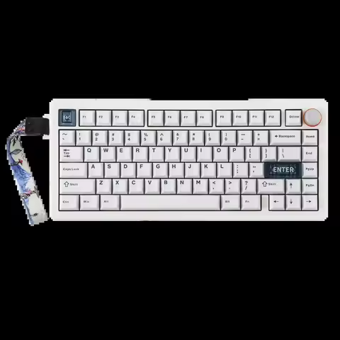 Cidoo QK75 Mechanical Keyboard Gasket Hot Swap Tri-mode Wireless RGB Gaming Keyboard for Windows Mac