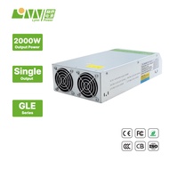 OEM/ODM Factory Laser Machines High Power Supply GLE-2000S-24V 2000W 24V AC-DC Switching Power Suppl