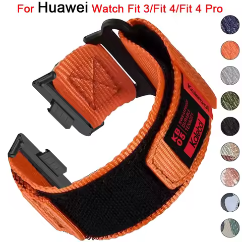 Nylon Strap For Huawei Watch Fit 4 Fit 3 Sports Smartwatch Wristband Correa Huawei Watch Fit 4/Fit4 