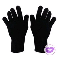 Plain Black Gloves Black Cloth Gloves Unisex Motorcycle Gloves