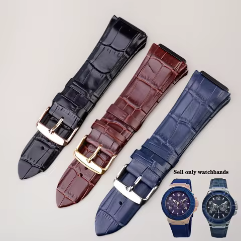 Genuine Leather Watchband For GUESS Watch U0247G3 W1058G2 W0040G3 W0040G7 W0281G Series Strap Bracel