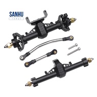 Metal Front Rear Straight Axle for 1/24 Scx24 RC Car Upgrades Parts