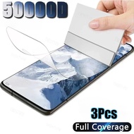 SamsungM56 3Pcs 5000D HD Clear Soft Hydrogel Film For Samsung Galaxy F62 M56 F56 F55 F54 F42 F41 F34