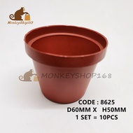 10PCS MINI FLOWER POT 8625