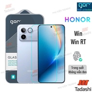 Gor Honor Win, Honor Win RT Tempered Glass Transparent Borderless Black 9H/ 2.5D Bevel - Gor Brand