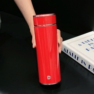 450ML Double Stainless Steel Thermal Flask With Filter Portable Fashion Business Style Coffee Tea Th