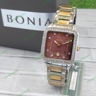 jam tangan wanita bonia original bn10010-2163s kotak