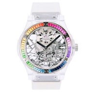HUBLOT/宇舶 BIG BANG 505.JX.0120.RT.4099.YOS 陀飛輪彩虹水晶腕錶 #HK10689