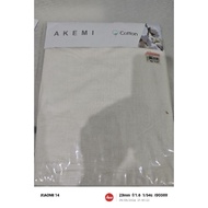 Akemi Single Bedsheet Cotton Essential Cream colour