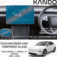 TESLA Model Y Juniper Tempered Glass Protector Tesla Model Y L Tempered Glass Protector Tesla Model 