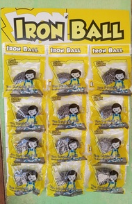 Sabut Kawat Cuci Piring Stainless 1.lusin 12pcs / Merk Iron Ball ASLI 30gr